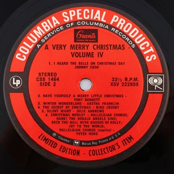 A Very Merry Christmas Vol. 4 1970 Stereo Vinyl LP Record Terra Haute CSS 1464 - Picture 9 of 16